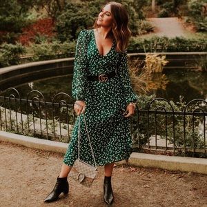 Reformation Joy Floral Annette Dress Size 12